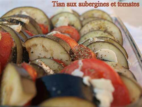 Tian aux aubergines et tomates