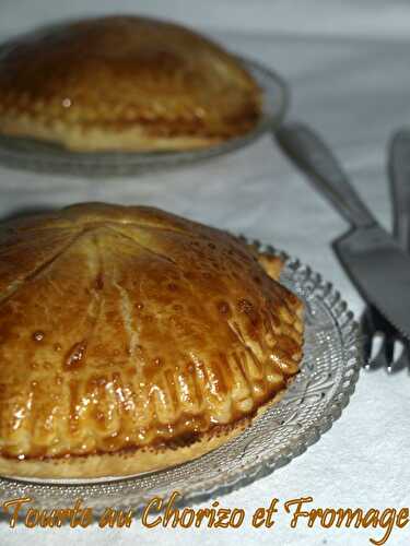 Tourte au chorizo et fromage