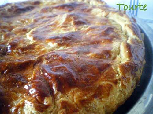 Tourte courgettes et roquefort