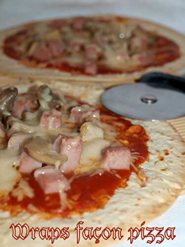 Wraps façon pizza