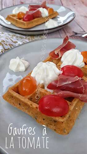 Gaufres à la tomate