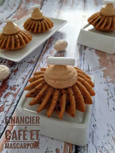 Financier au café et mascarpone