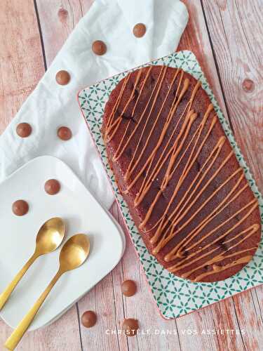 Brownie tout chocolat et caramel