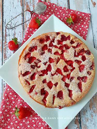 Gâteau fraise ,chocolat et citron