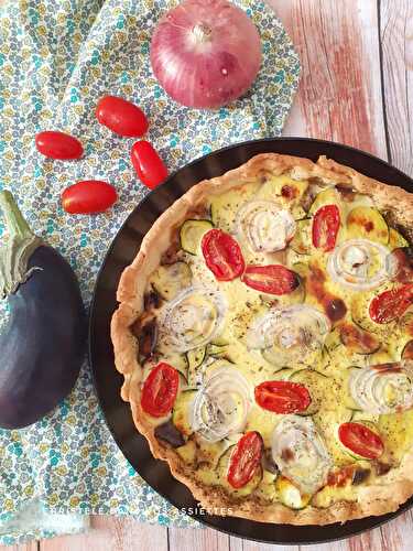 Tarte salée aux légumes d'étés