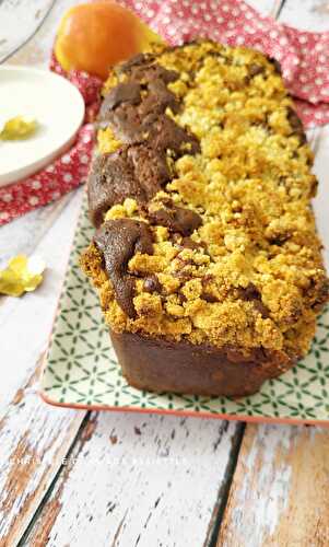 Cake crumble chocolat et poires