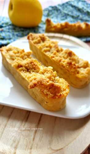 Gâteau aux pommes et son crumble