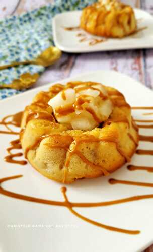 Fondant au fromage blanc et poires