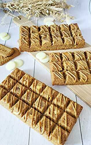 Brownies spéculoos et chocolat blanc 