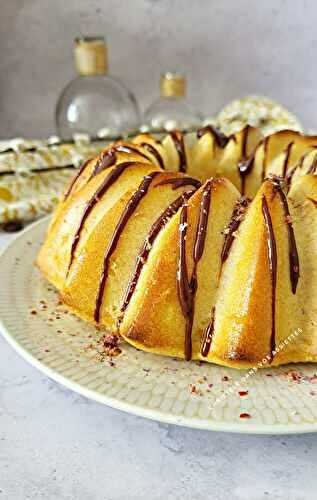 Gâteau moelleux au citron et chocolat 