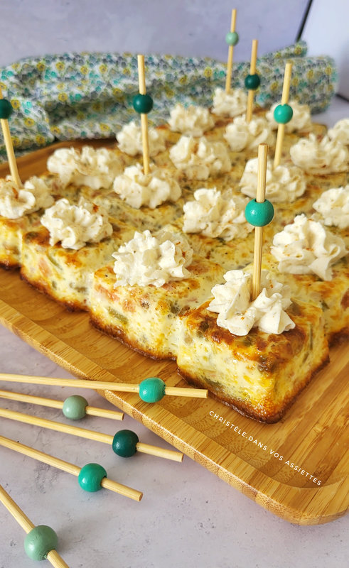 Terrine de macédoine et crème de fêta 