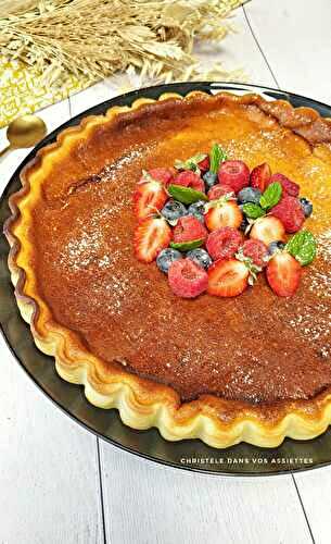 Tarte au fromage blanc et fruits 