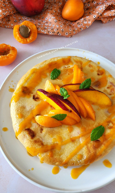 Fondant aux abricots et nectarines 