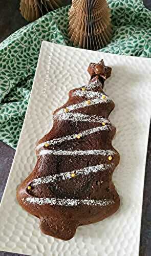 Gâteau fondant au chocolat et vanille 