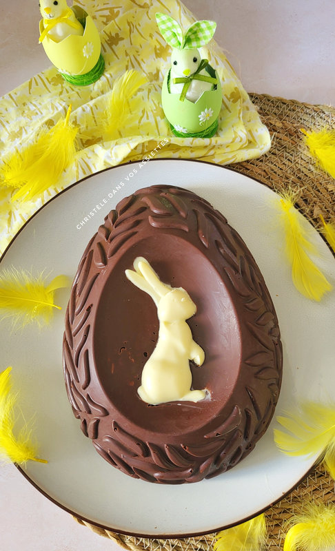 Gâteau au fromage blanc et coque au chocolat 