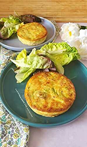 Quiche sans pâte asperges , tomates séchées et parmesan 