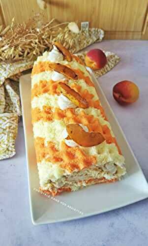 Roulé abricots et mascarpone 