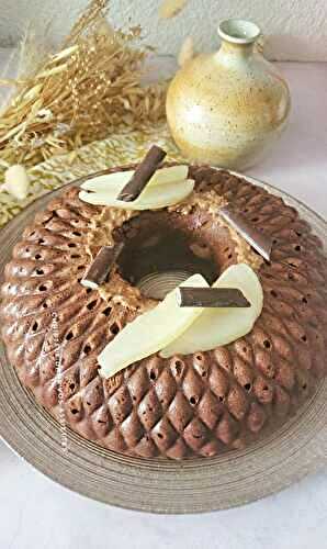 Moelleux chocolat et poires 