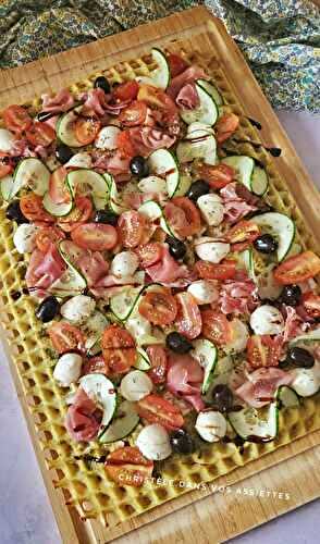 Gaufres salées xxl saveur Italienne