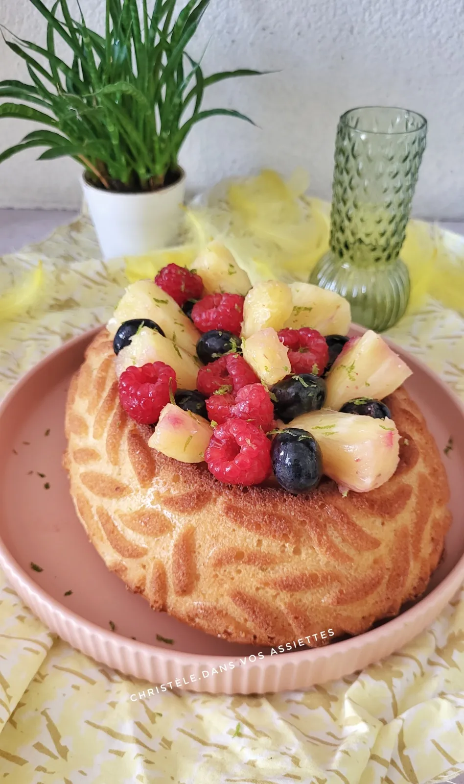 Moelleux au citron vert 