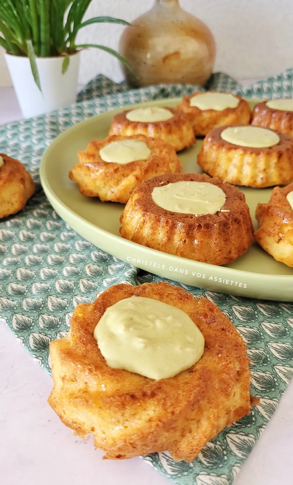 Twists aux pommes et pistache Dubaï 