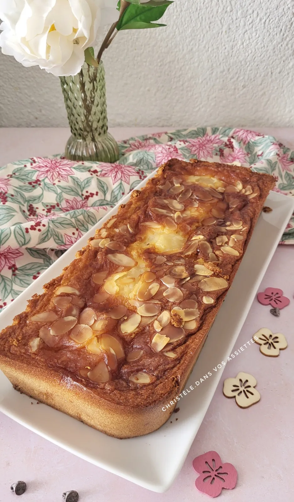 Moelleux poires et pépites au chocolat  