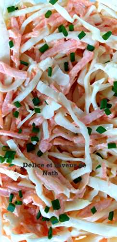 Salade de chou coleslaw