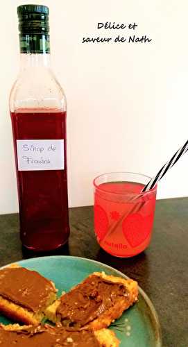 Sirop de fraises