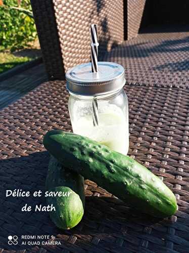 Smoothie vert au fromage frais