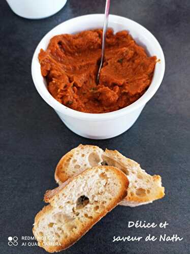 Tartinade de tomates séchées au basilic