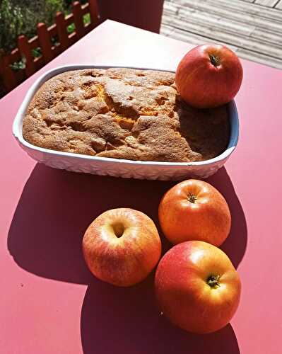 Moelleux aux pommes et fève tonka