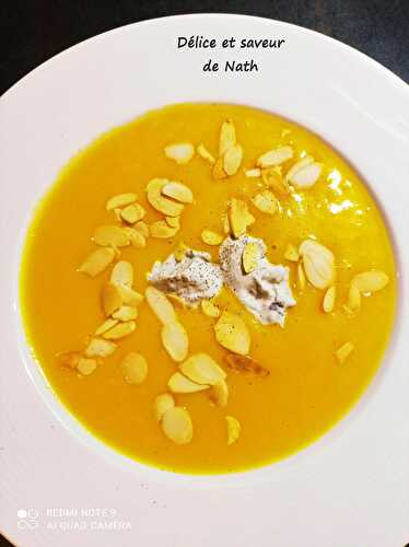 Velouté de légumes à la crème de St Agur