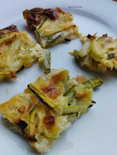 Scarpaccia de courgettes