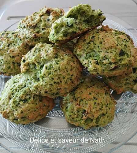 Cookies salés aux épluchures de courgettes