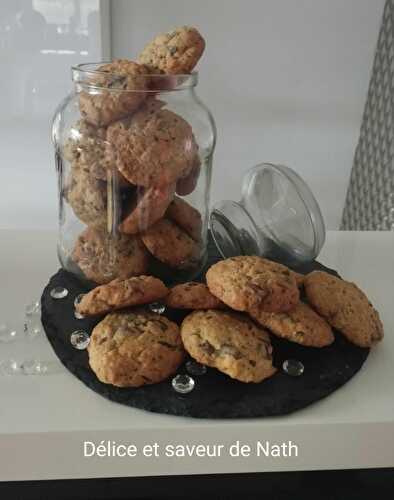 Cookies aux graines et chocolat