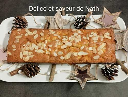 Cake aux pommes et amandes