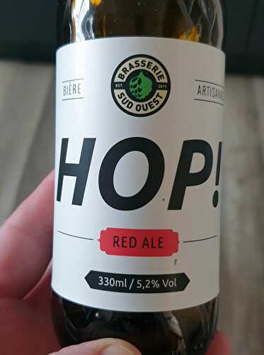 Hop red ale bière artisanale du sud ouest