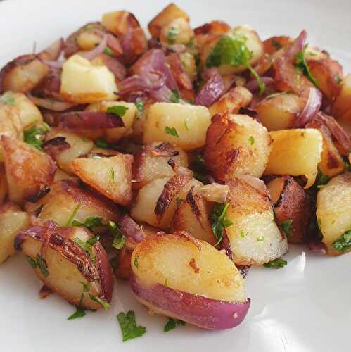 Pommes de terre sautées à la graisse de foie gras