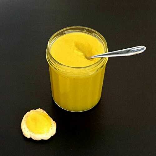 Recette d'un succulent lemon curd vegan