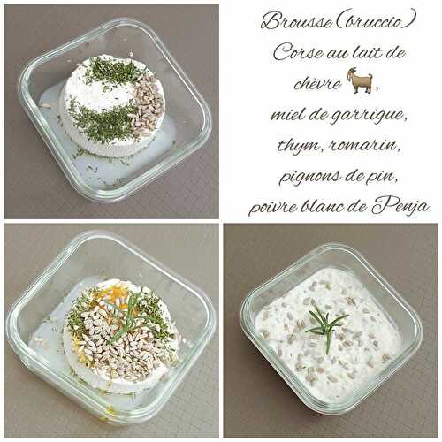 Recette de la Brousse (bruccio) Corse au miel de garrigue