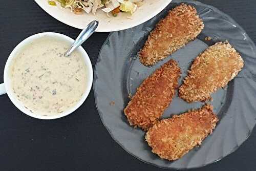 Recette de sardines croustillantes et sauce yaourt relevée