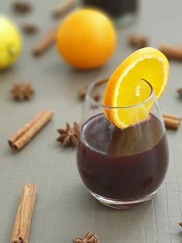 Recette du vin chaud au mélange d'épices fait maison