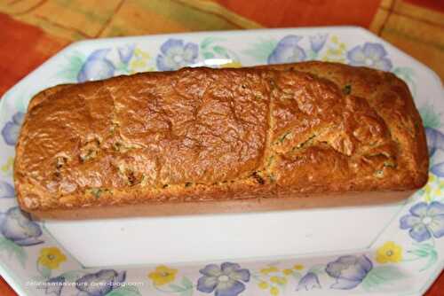 Cake à la roquette et tomates séchées