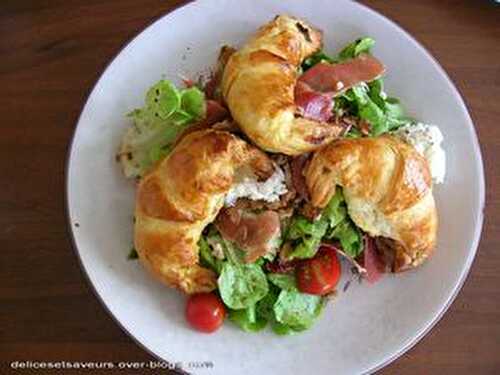 Croissants au chèvre et au miel