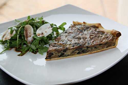 Quiche aux champignons