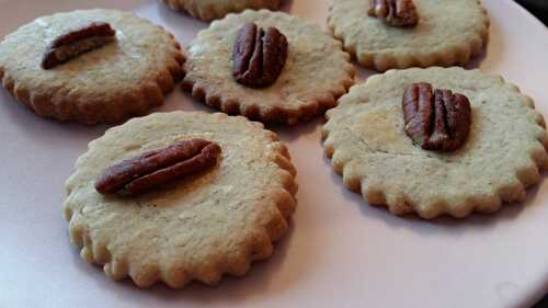 Sablés aux noix de Pécan et sirop d'érable