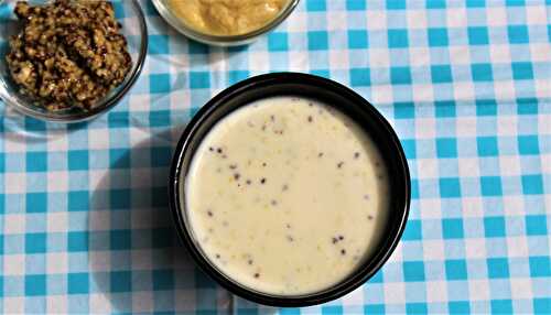 Crème ou Sauce à la Moutarde - Délicimô ! Blog de Recettes de Cuisine et Pâtisserie