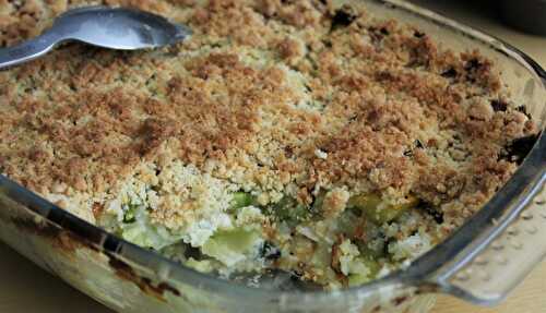 Crumble de Courgettes - Délicimô ! Blog de Recettes de Cuisine et Pâtisserie