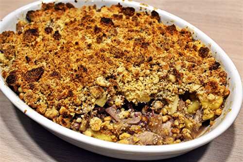 Crumble de Porc aux Pommes - Délicimô ! Blog de Recettes de Cuisine et Pâtisserie