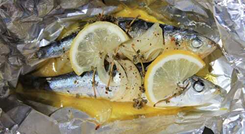 Sardines en Papillote - Délicimô ! Blog de Recettes de Cuisine et Pâtisserie